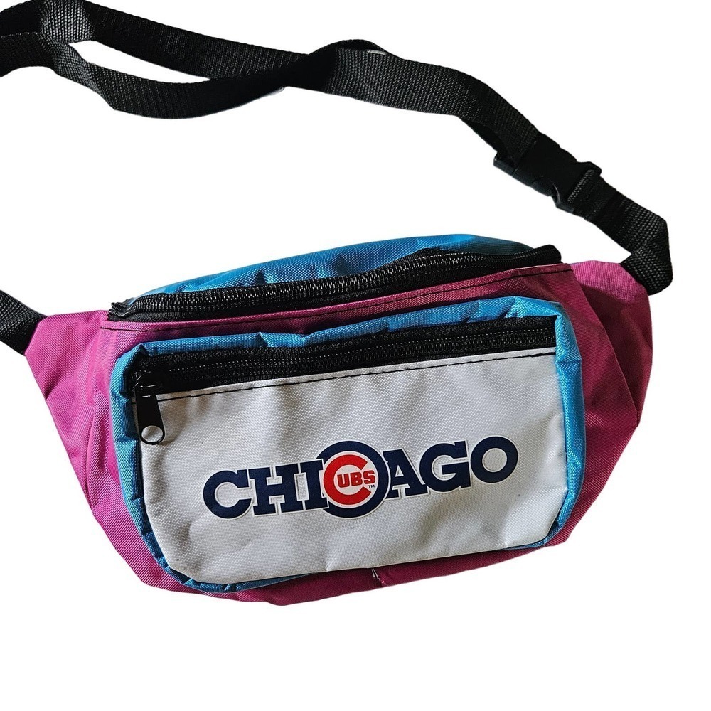 Chicago Cubs x Budweiser Fanny Pack Waistpack Belt Bag Pink Blue